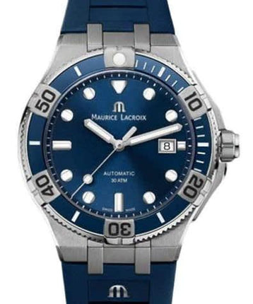 MAURICE LACROIX AIKON Venturer Automatic 43mm Blue Dial - AI6058-SS001-430-1 - PGJ Watches