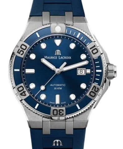 MAURICE LACROIX AIKON Venturer Automatic 43mm Blue Dial - AI6058-SS001-430-1