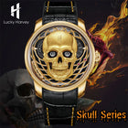 Lucky Harvey Gold Skull Automatic Mechanism