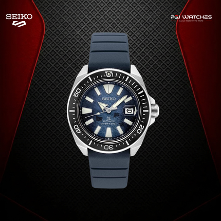 SEIKO Prospex “King Samurai” Save The Ocean Manta Ray 200m Automatic Blue Dial - SRPF79K1