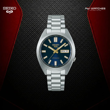 SEIKO 5 Sports SNXS Dark Blue Dial Steel Strap Vintage Series Automatic 37.4 mm - SRPL55K1
