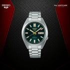 SEIKO 5 Sports SNXS Dark Green Dial Steel Strap Vintage Series Automatic 37.4 mm - SRPL57K1