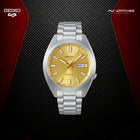 SEIKO 5 Sports SNXS Gold Dial Steel Strap Vintage Series Automatic 37.4 mm - SRPL59K1