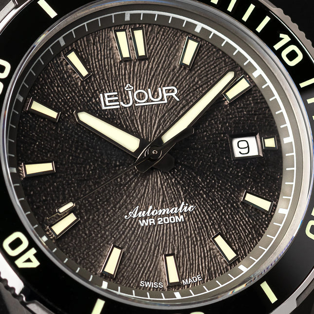 Le Jour Coral Diver Grey Stainless Steel