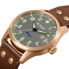 Le Jour Flieger Bronze Grey Leather