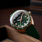 Le Jour Hammerhead Bronze Green Rubber