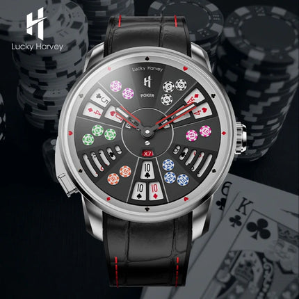 Lucky Harvey Three Card Poker Silver