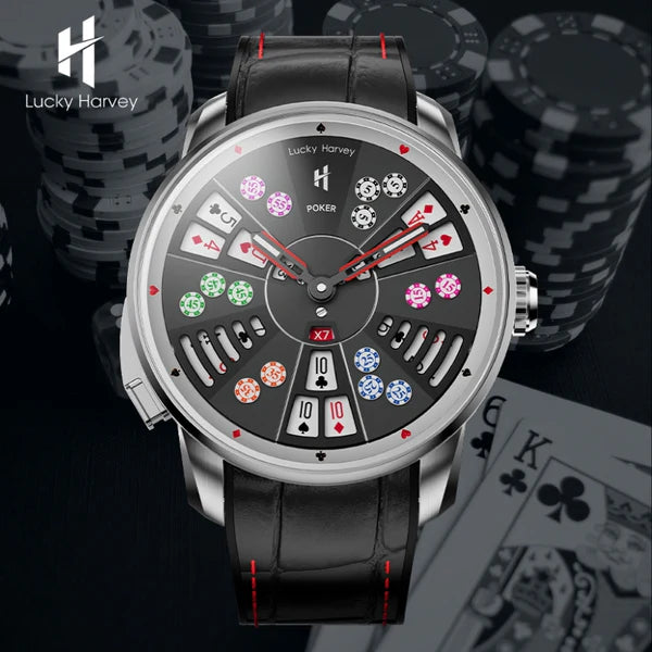 Lucky Harvey Three Card Poker Silver