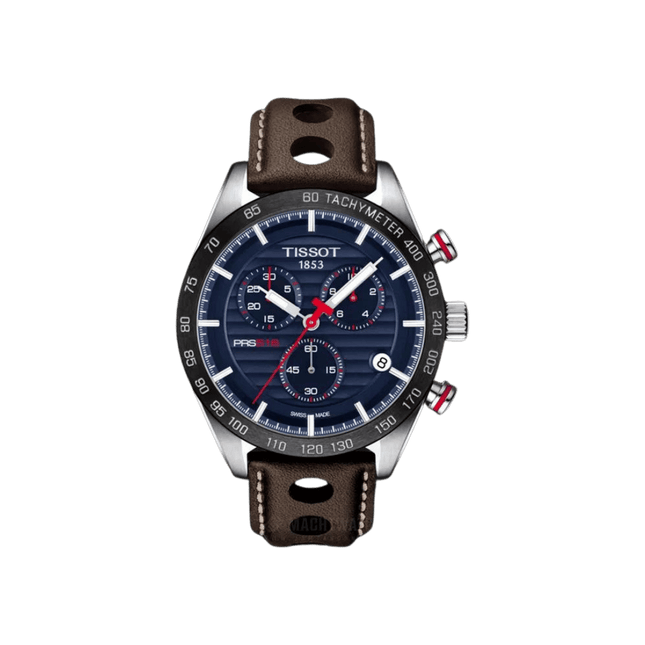 Tissot Prs 516 Chronograph Blue Leather