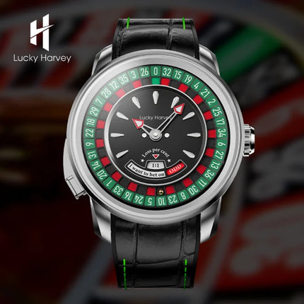 Lucky Harvey Silver European Roulette Automatic