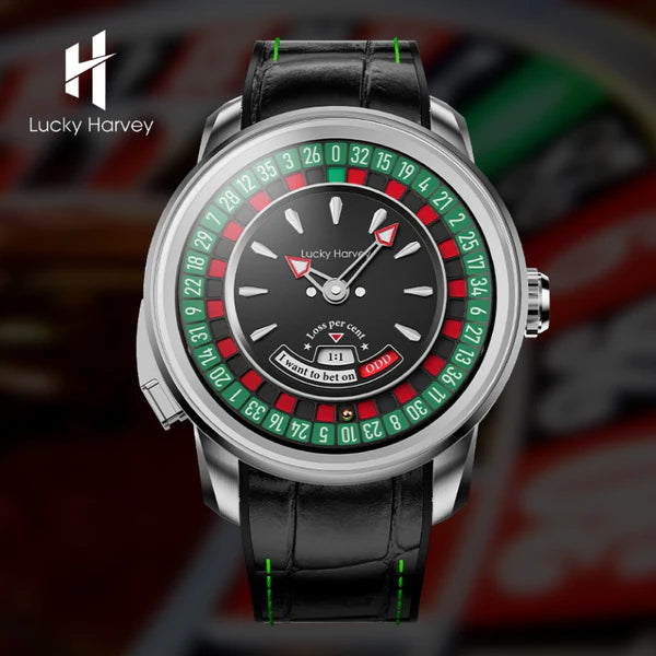 Lucky Harvey Silver European Roulette Automatic
