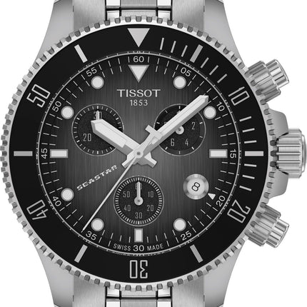 TISSOT Seastar 1000 Quartz Chronograph 36mm Grey Dial – T120.217.11.061.00