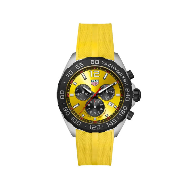 Tag Heuer Formula 1 Chronograph Yellow Rubber