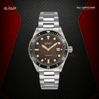 LE JOUR Seacolt Diver Brown Dial Stainless Steel - LJ-SCD-004