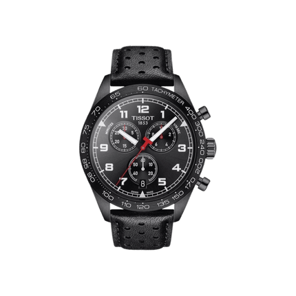 Tissot Prs 516 Chronograph Black Leather
