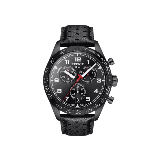 Tissot Prs 516 Chronograph Black Leather