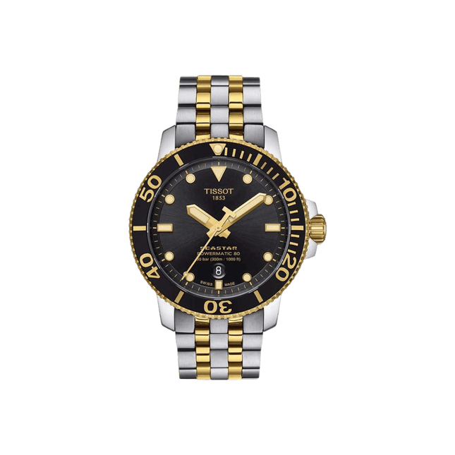 Tissot Seastar 1000 Powermatic 80 Gold Steel