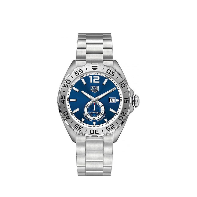 TAG HEUER Formula 1 Date 43mm Blue Dial Steel Bracelet - WAZ2012.BA0842