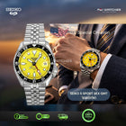 SEIKO 5 Sports GMT “SKX” Yellow Dial - SSK017K1
