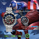 SEIKO 5 Sports GMT USA Special Edition Dial Stainless Steel Strap - SSK019K1