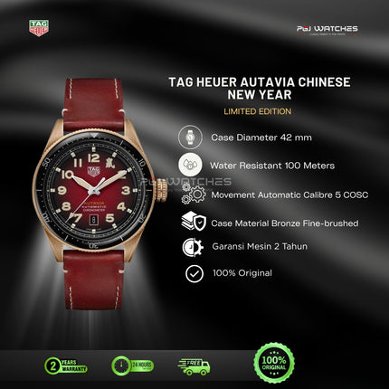 TAG HEUER Autavia Chinese New Year Bronze 42mm - WBE5193.FC8300