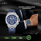 MAURICE LACROIX AIKON Quartz Chronograph 44mm Blue Dial - AI1018-SS001-430-1