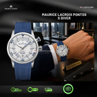 MAURICE LACROIX PONTOS S Diver Automatic 42mm White Dial Rubber Strap - PT6248-SS00L-130-4