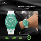 MAURICE LACROIX AIKON #tide Quartz 40mm Green Turquoise Dial - AI2008-CCCC1-3A0-0