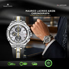 MAURICE LACROIX AIKON Quartz Chronograph “King of the Court” Special Edition 44mm Silver Dial - AI1018-TT030-130-K