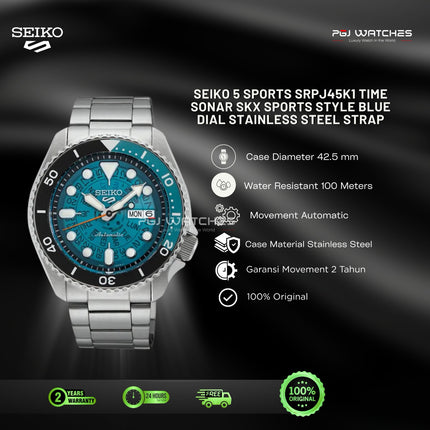 Seiko 5 Sports Sonar SKX Automatic - SRPJ45K1