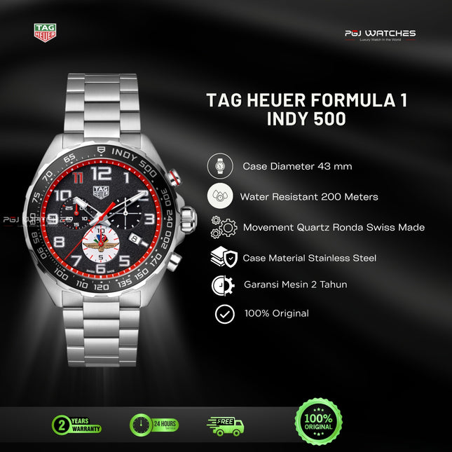 TAG HEUER Formula 1 Chronograph x Indy 500 - CAZ101AW.BA0842