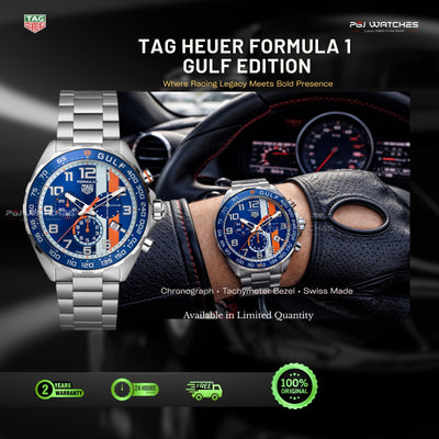 TAG HEUER Formula 1 Chronograph x Gulf - CAZ101AT.BA0842