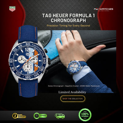 TAG HEUER Gulf Men’s Formula 1 Chronograph - CAZ101N.FC8243