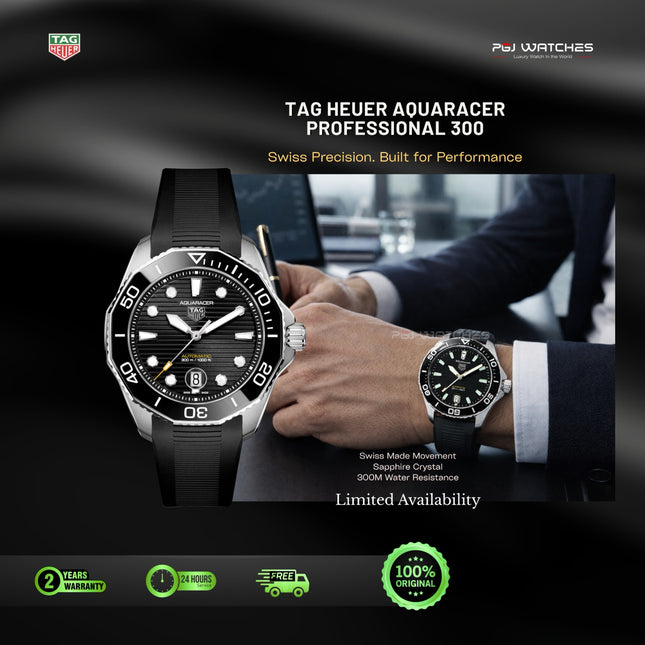 TAG HEUER Aquaracer Professional 300 Date Automatic 43mm Steel - WBP201A.FT6197