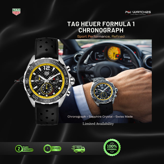 TAG HEUER Formula 1 Chronograph Rubber - CAZ101AC.FT8024
