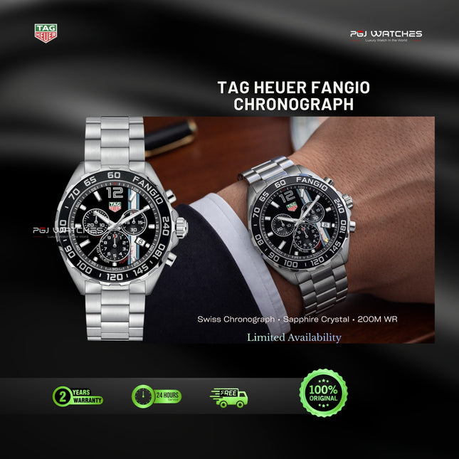 TAG HEUER Formula 1 Fangio Quartz 43mm Steel - CAZ101H.BA0842