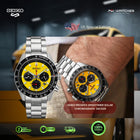 SEIKO Prospex Solar Chronograph Yellow Dial Stainless Steel Strap - SSC929