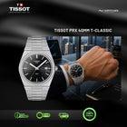 TISSOT PRX 40mm T-Classic Black Dial Stainless Steel Strap - T137.410.11.051.00