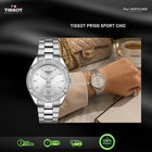 TISSOT PR100 Sport Chic 36mm T-Classic Silver Dial Stainless Steel Strap - T101.910.11.031.00