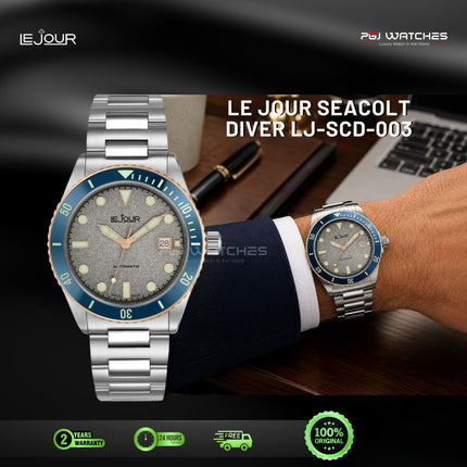LE JOUR Seacolt Diver Stainless Steel - LJ-SCD-003
