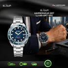 LE JOUR Hammerhead GMT Blue Dial - LJ-HH-GMT-002