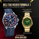 PROMO EXCLUSIVE GIFT TAG Heuer Formula 1 RedBull