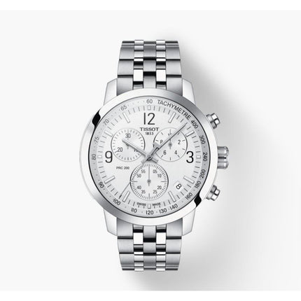 Tissot Prc 200 Chronograph White Dial