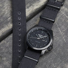 Seiko 5 Sports SRPE69K1 Automatic Street Style Black Dial Black Nylon Strap