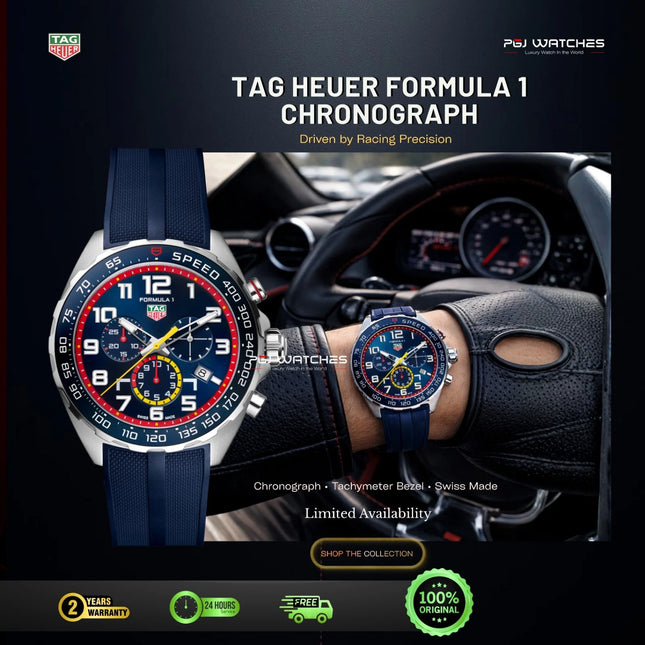 TAG HEUER Formula 1 Chronograph x Red Bull Racing Rubber Special Edition - CAZ101AL.FT8052