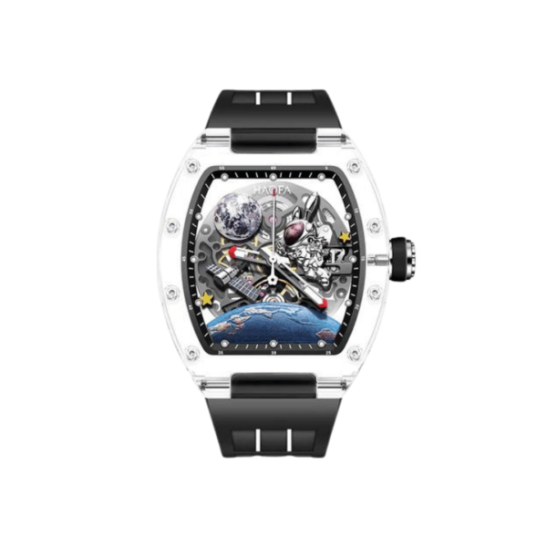 Haofa crystal automatic 3d spaceship 2320 black