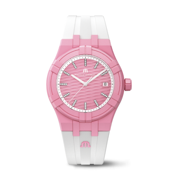 Maurice lacroix aikon tide 40mm pink ai2008 eeee1 3a0 0