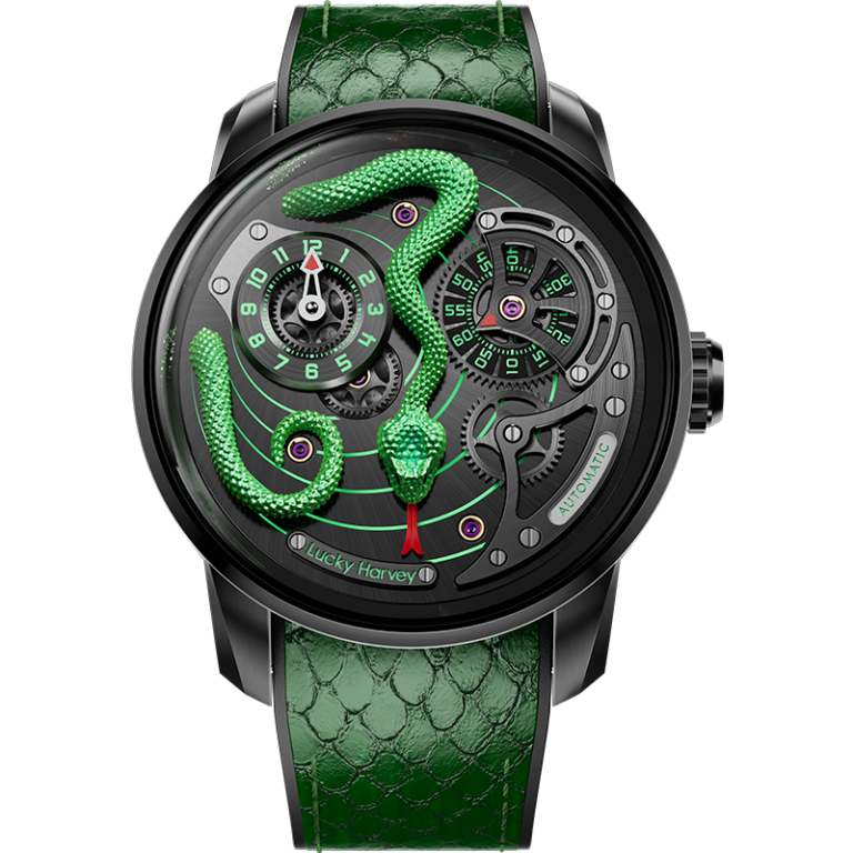 Lucky harvey green snake