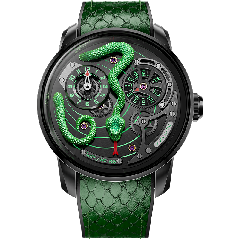 Lucky harvey green snake