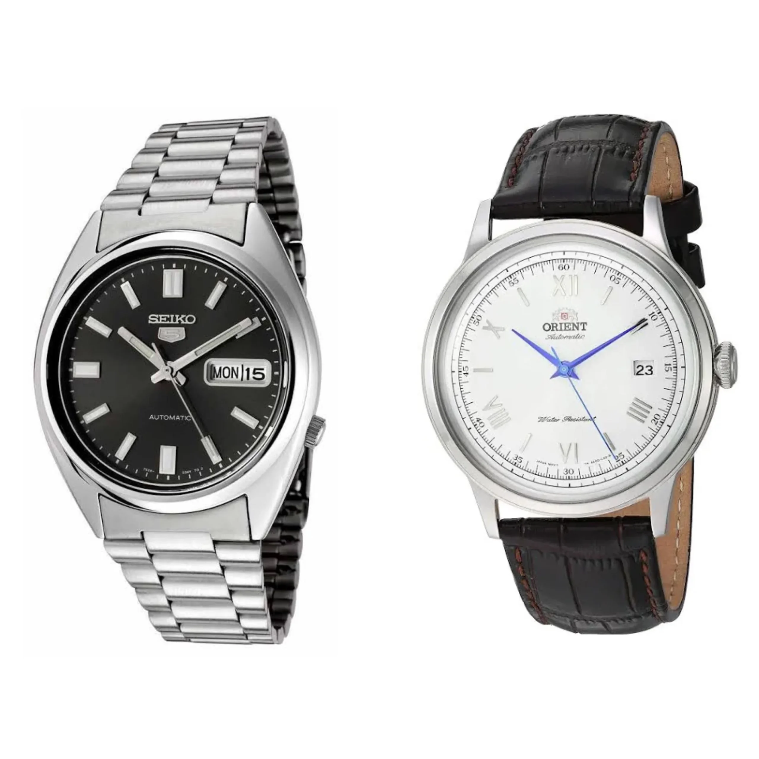 Orient bambino vs seiko snk809